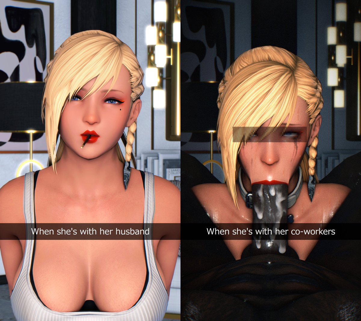 NaughtyRumi's tweet photo. Astrid loves her husband dearly, but it’s a bit of an open secret amongst her peers in the Forum that he is "lacking in a certain area" and she often finds other avenues to satiate her "needs"... 🤍 https://t.co/qNOgGyf8Ej