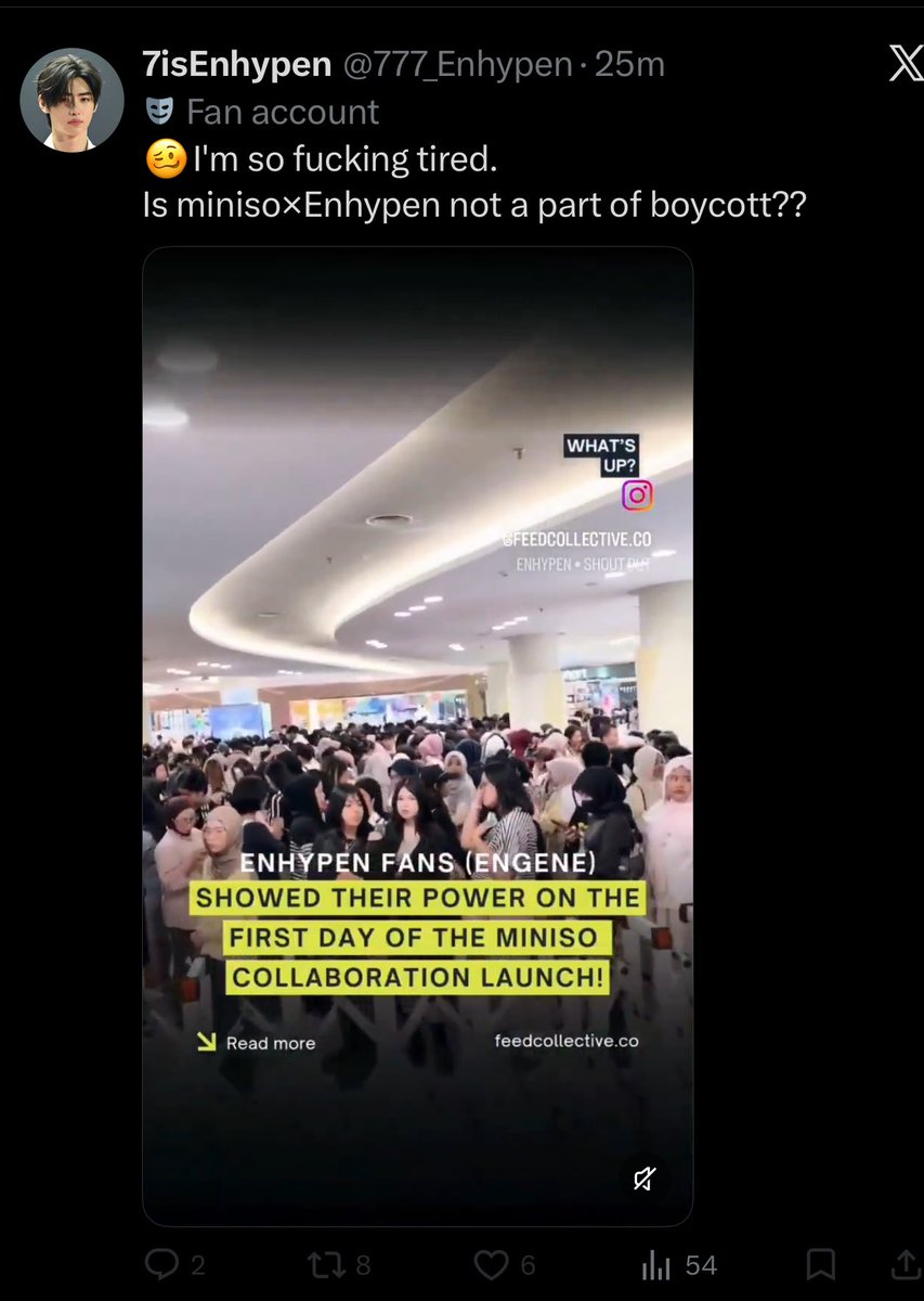 A boycotters is shocked that enhypen is loved and appreciated by true engenes ❤️ thank you Indonesian fans for always showing up ! You guys are truly amazing❤️😭 

And for the boycotter the boycotting only exists in the antis echo chamber you have created ! It has no effect on