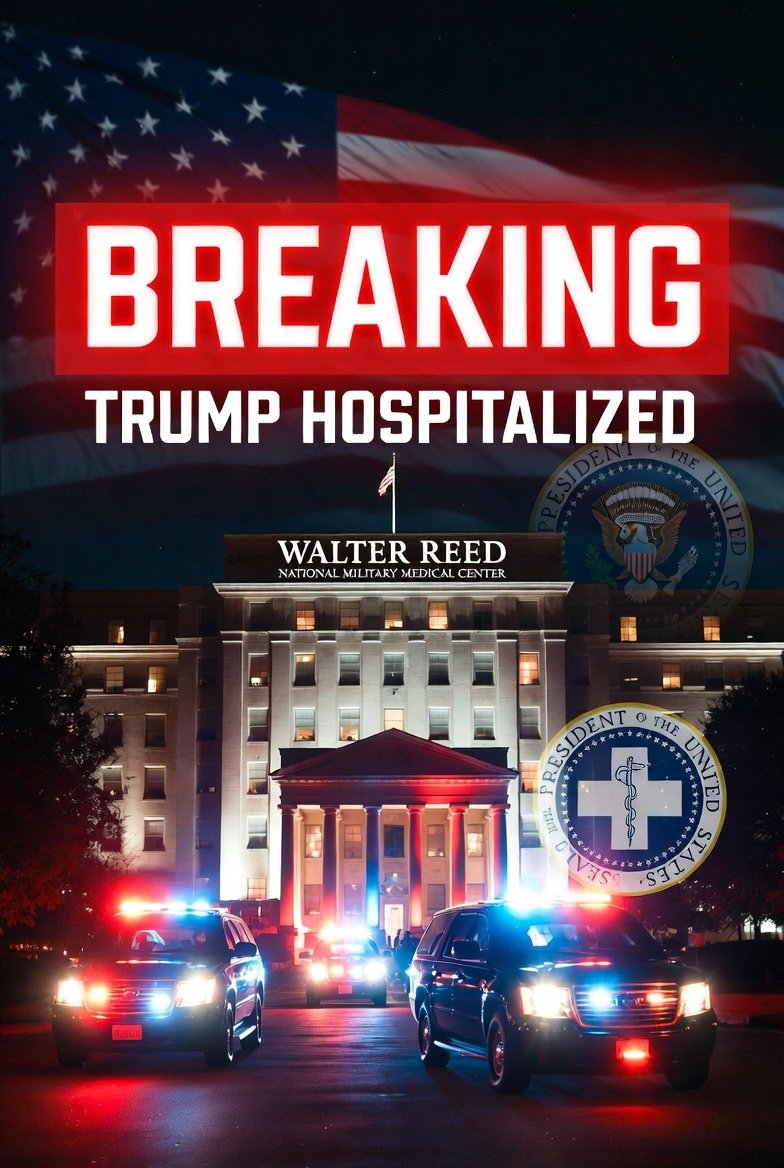 anuj_satya's tweet photo. 🚨 Google Trends just went NUCLEAR worldwide — “Trump in hospital” + “Trump Walter Reed” searches exploding with 1M+ hits in the last 12 hours!
President Trump has been rushed to Walter Reed Medical Center.
#TrumpHospital #TrumpWalterReed #BreakingNews #Trump #Trending" https://t.co/SbNu2uP8f5