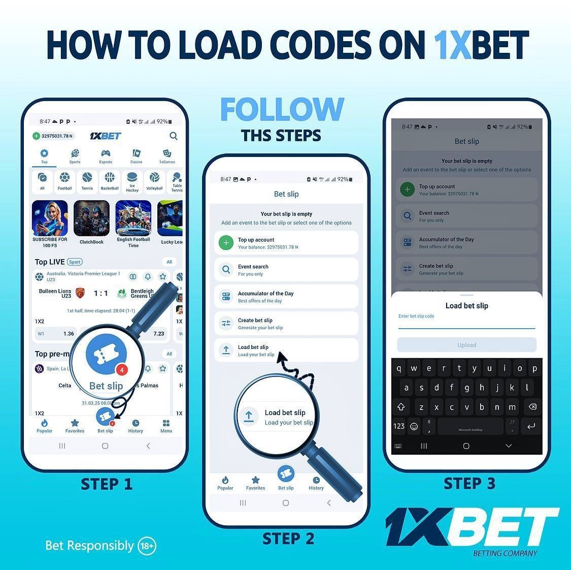 SHARPBET01's tweet photo. 3odds on 1XBET 👉 JFJHV

Not on 1xbet...? Register Here👉 https://t.co/PShdclJIzA

promo code👉 SHARPBET

Use the promo code SHARPBET to get 300% bonus on your first deposit and 100% bonus every Monday, Tuesday and Friday https://t.co/63jlU11ZCu