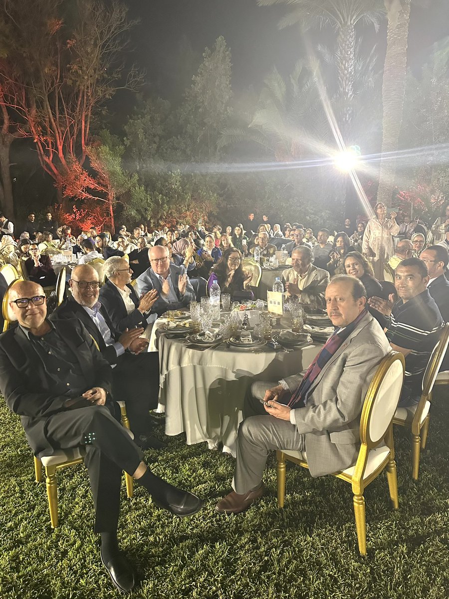 ABOURICHA's tweet photo. 14 éme jour &amp; Soirée Nzaha printempsBien heureux Retrouvailles les amis et les marrakchis pour ces moments de bonheur bahjaoui. Loin de l'actualité tumultueuse 
 La 14ème édition de la Zahria de Marrakech (le Moussem de la Fleur d’Oranger) se déroule du 22 mars au 12 avril 2026. https://t.co/NUg18jZwBQ