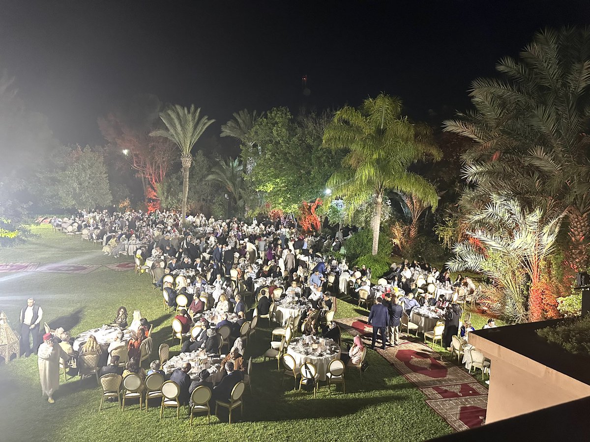 ABOURICHA's tweet photo. 14 éme jour &amp; Soirée Nzaha printempsBien heureux Retrouvailles les amis et les marrakchis pour ces moments de bonheur bahjaoui. Loin de l'actualité tumultueuse 
 La 14ème édition de la Zahria de Marrakech (le Moussem de la Fleur d’Oranger) se déroule du 22 mars au 12 avril 2026. https://t.co/NUg18jZwBQ