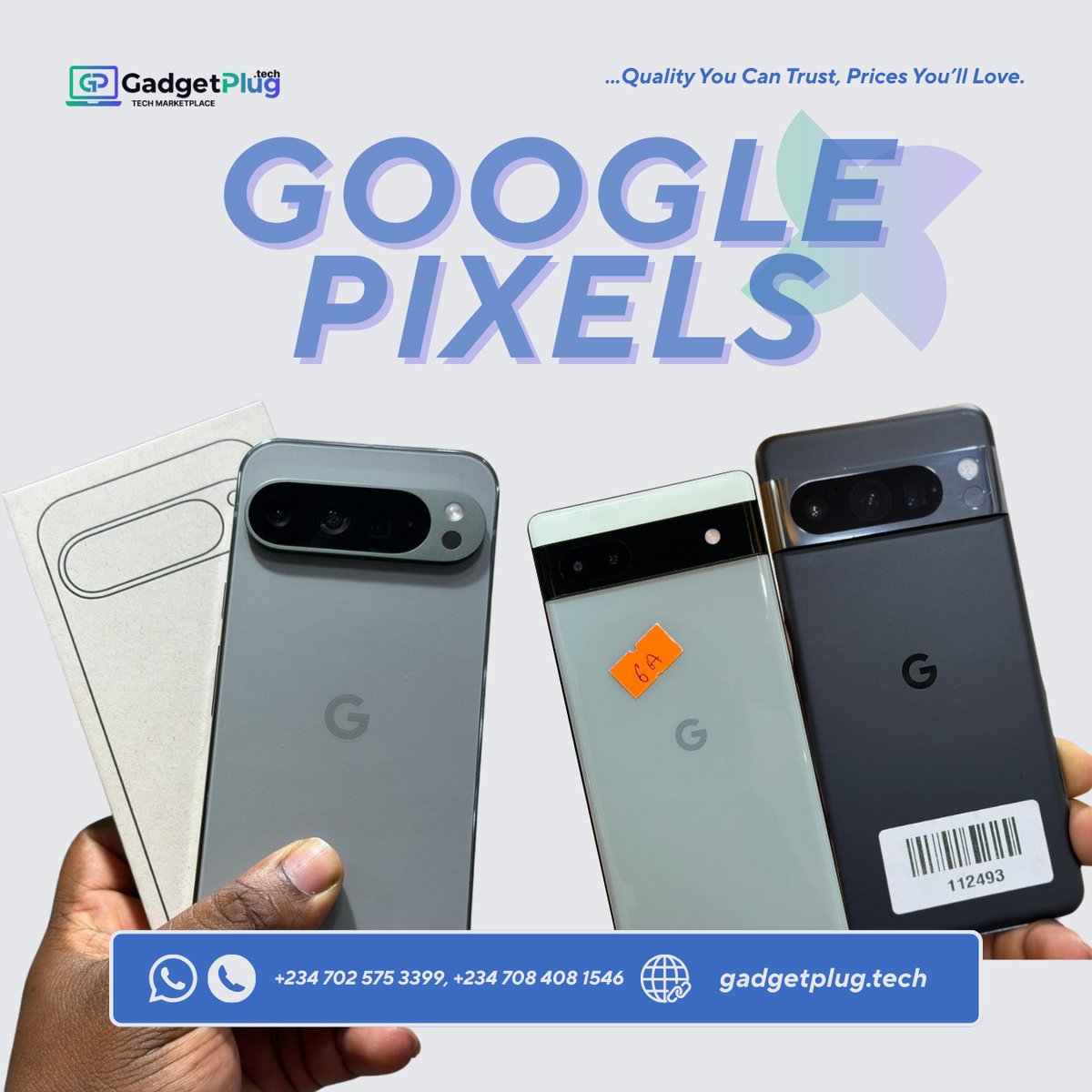 gadgetPlug_tech's tweet photo. Quick question: What’s the one gadget you can’t live without in 2026? 🧐

​We’re officially launching https://t.co/3WS7uJavsr today to make sure you never have to settle for 'fairly used' quality at brand new prices again.🎉

​Drop your favorite gadget below! 👇 https://t.co/Zq5FFiqU3p