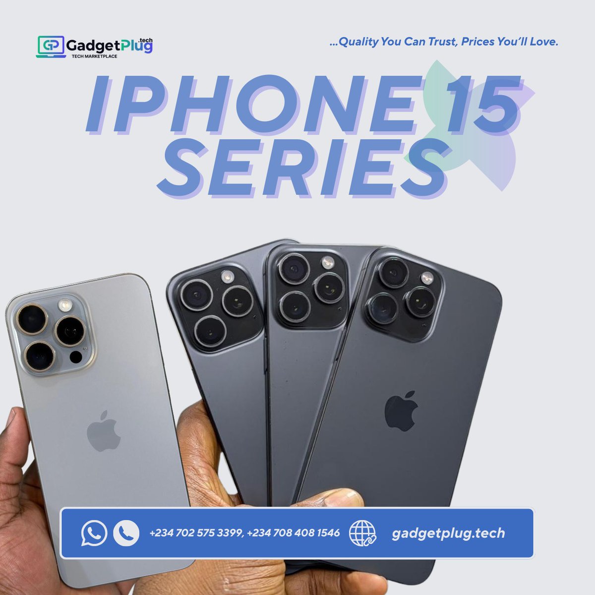gadgetPlug_tech's tweet photo. Quick question: What’s the one gadget you can’t live without in 2026? 🧐

​We’re officially launching https://t.co/3WS7uJavsr today to make sure you never have to settle for 'fairly used' quality at brand new prices again.🎉

​Drop your favorite gadget below! 👇 https://t.co/Zq5FFiqU3p