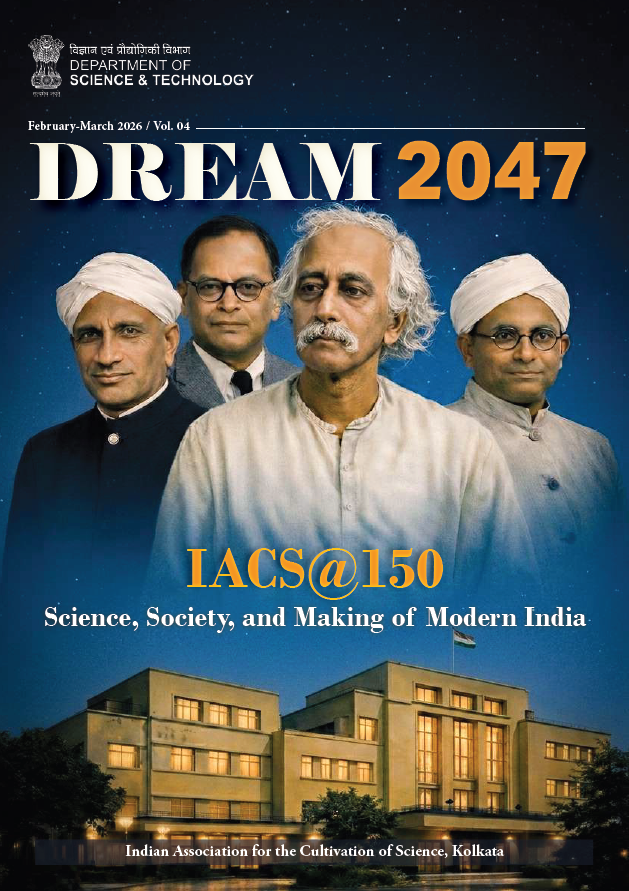 DrJitendraSingh's tweet photo. Marking 150 years of excellence, the “Indian Association for the Cultivation of Science”, #Kolkata @iacskolkata, India’s first research institution, has shaped Bharat’s scientific legacy since 1876. 

It was here that C. V. Raman conducted his pioneering research on the Raman Effect, earning the Nobel Prize and placing @iacskolkata  on the global scientific map. It was here again that the iconic Dr Syama Prasad Mukherjee spent some of his important academic years.

In this special edition, “Dream 2047”, popular science magazine of @IndiaDST, celebrates this milestone, inspiring young minds by connecting Bharat’s rich scientific heritage with its future.

Read: https://t.co/d1Nx1xteS0