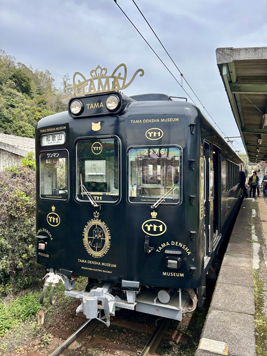 yokochin153604's tweet image. And then, we visited Ōike-yūen station, and rode the unique train called Tama-densha-museum on the Wakayama Electric Railway.

Very interesting!!

#Japan 
#japanese 
#Wakayama