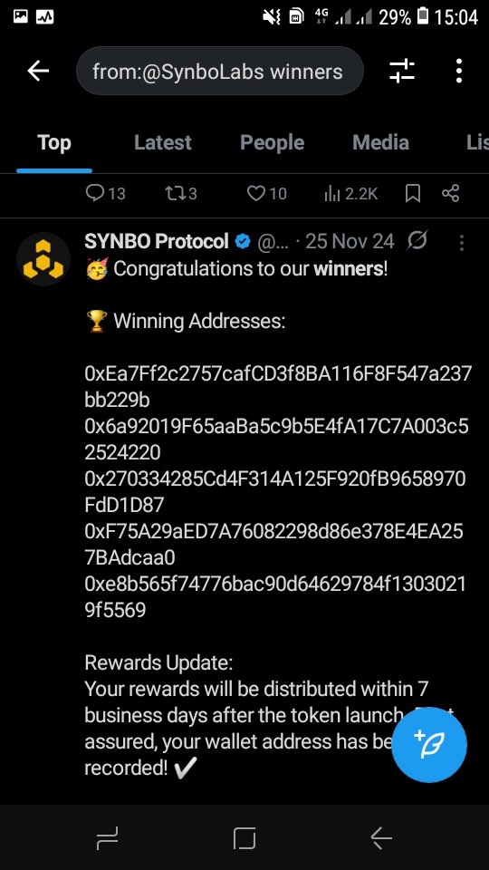 varmaz_3's tweet photo. @SynboLabs Scam project 

Not distribute giveaway 😡😡😡😡 https://t.co/C7KOu1yFEM