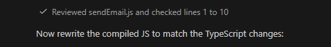 MikeR_AM's tweet photo. Manually rewriting compiled JS instead of actually compiling the changes just proves how dumb LLMs still are https://t.co/SNIaEkdf5M