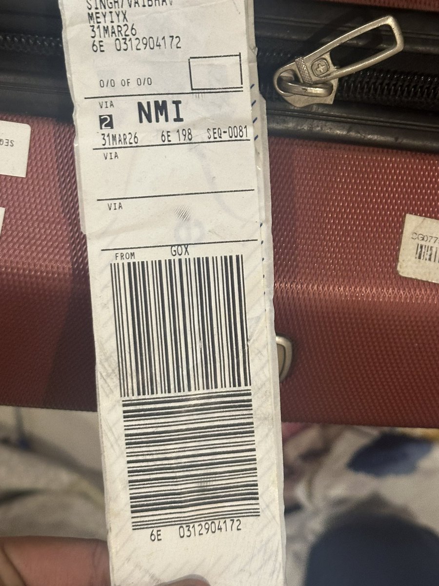 LeftSingh's tweet photo. Extremely disappointed with @IndiGo6E 
My checked-in luggage was damaged during my journey from Goa to Delhi via Navi Mumbai. This is completely unacceptable and shows poor handling of passenger belongings.this  is your responsibility. https://t.co/L7BsaTSSwn