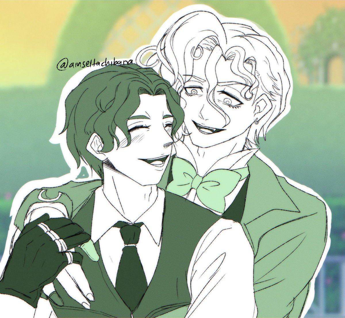 ainseltachibana's tweet photo. らくがき 💡⚡
Want to draw but idk what to draw, also idk what should i put the hashtags for this ship... #Ediniko ? #Edites ? #エジニコ ? #エジテス ? 😭
I have no idea but i love to see them aaaaa https://t.co/fJOPvQfsEk