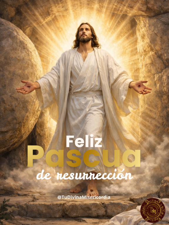 ¡Buenos días! El Señor ha resucitado verdaderamente, aleluya. A él la gloria y el poder por toda la eternidad, aleluya, aleluya
#FelizDomingodeResurrección #5Abril