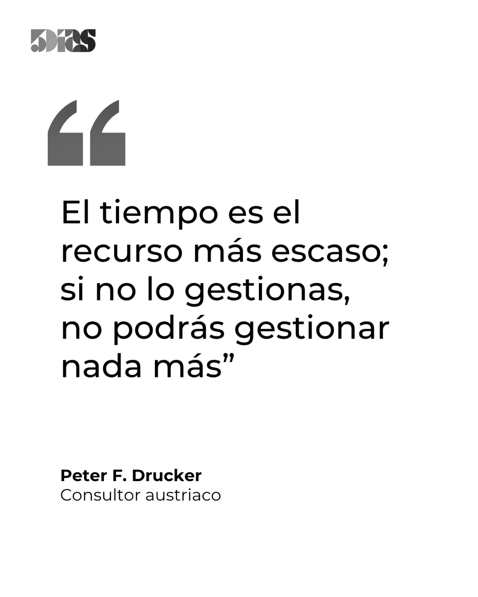 5DiasPy's tweet image. Frase del día✨

🔗 5dias.com.py

#FraseDelDía #Liderazgo #PeterDrucker #Inspiración # #5Días