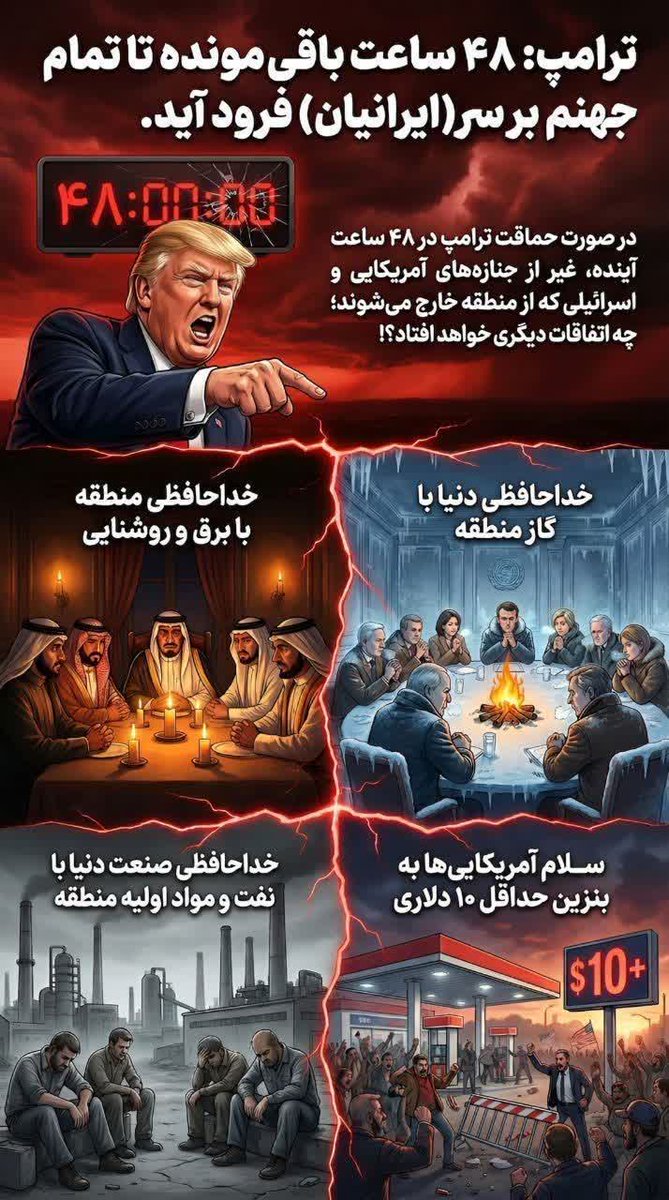 کمتر از ۴۸ ساعت به پایان وقت اضافه ترامپ از خودسوزی اش از حماقت و خباثت مانده هرچند بویش همه دنیا رو گرفته...
#تا_پای_جان_برای_ایران 
#ایران_غیور