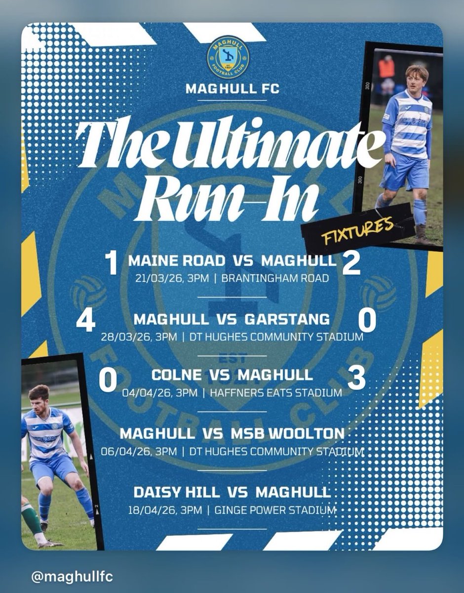 maghullfc's tweet photo. 2 MORE TO GO!!!

#WinnersMakeItHappen https://t.co/4NnvYsL8Qn