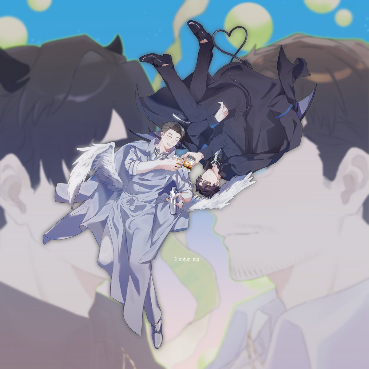 ⚠️一部捏造衣装

🥃🍏
👼😈