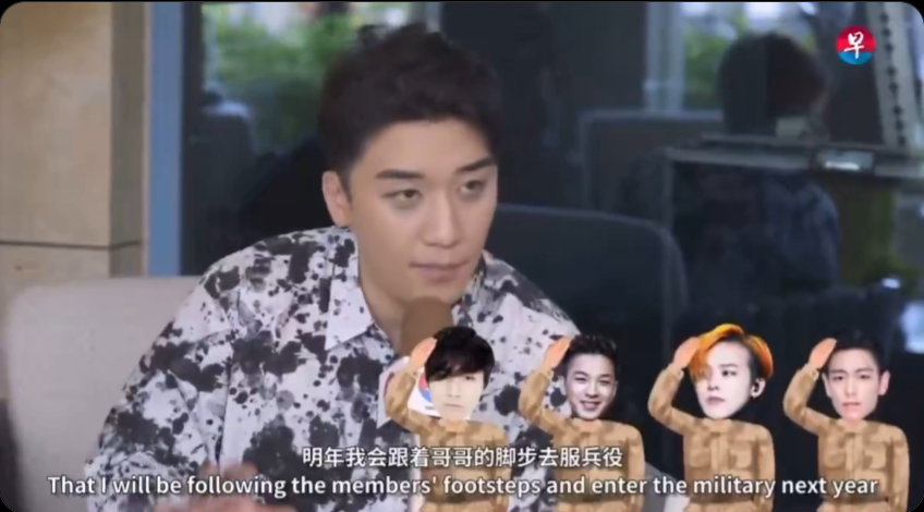 Look at that, another Seungri interview from 2018 and TOP is shown 🤔 Somehow when Seungri was there it was always possible to show and not blur him 🤔