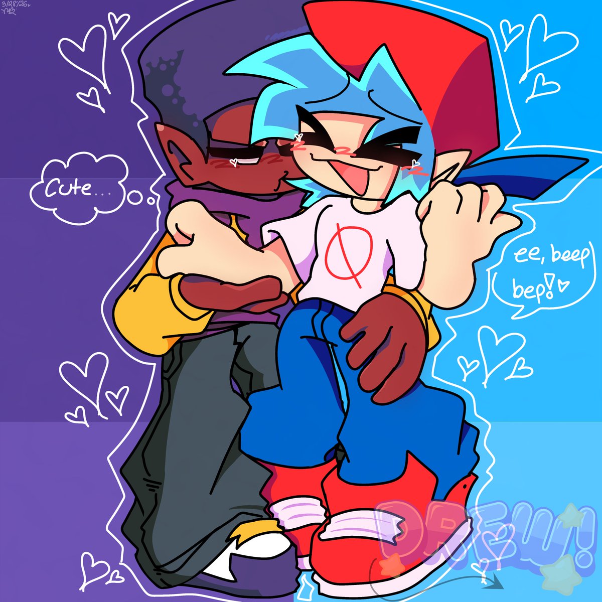 💙||Drew||💜 tweet media