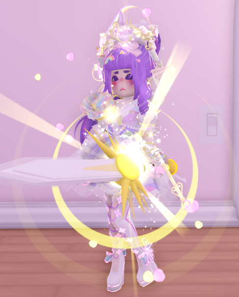 egirlmary's tweet photo. Just won the blade of light! ☀️ https://t.co/5obzRM4V5N