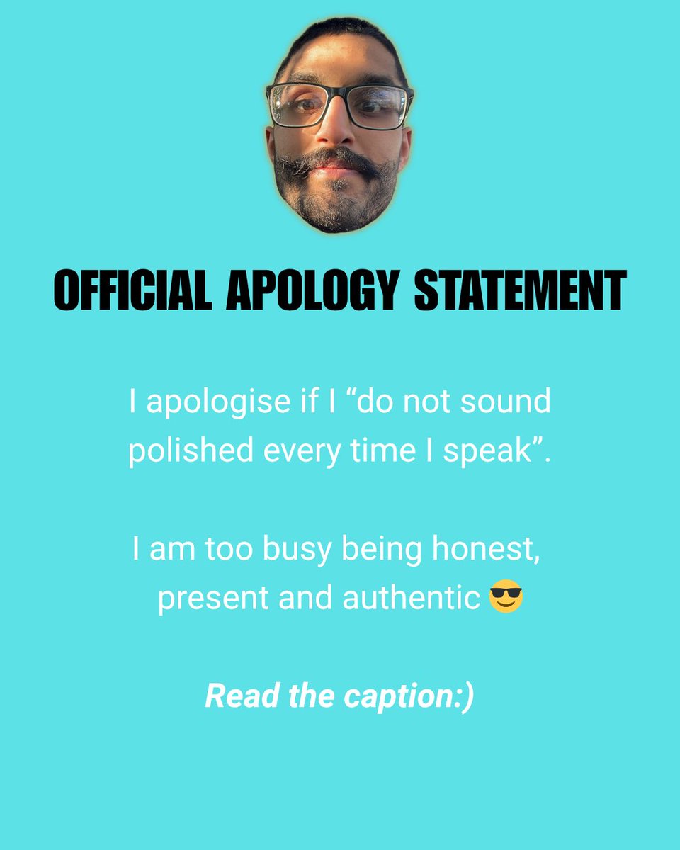 dilpreetdhinjan's tweet image. For anyone who has ever felt held back by the way they speak, your voice STILL matters 😎

😏 What is ONE thing you are not apologetic about? 

#Statement #OfficialStatement #Apology #SelfImprovement #StutteringMotivationalSpeaker