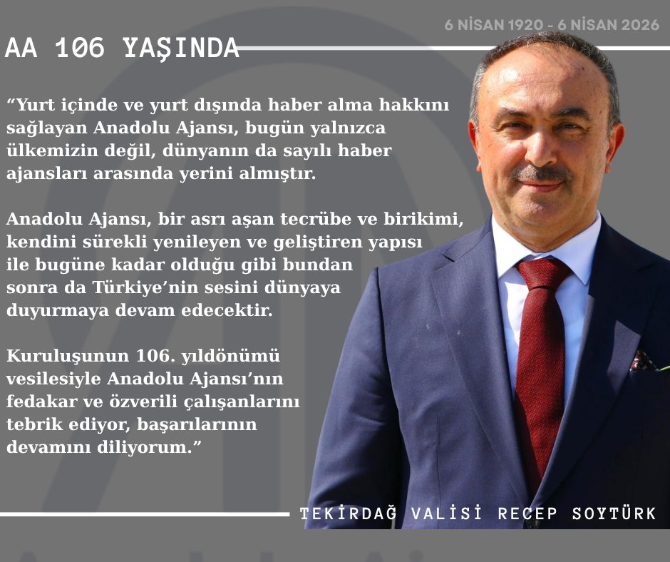 salihbaran40's tweet photo. #AnadoluAjansı106Yaşında https://t.co/0Y60J4MOHy