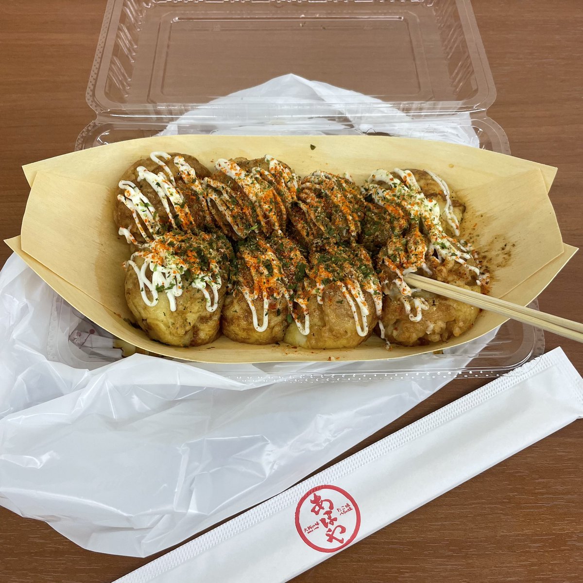 ZYS03's tweet photo. 一味醤油マヨ。ヽ(´o｀；

#あほや #たこ焼き https://t.co/cTuwSFrLIo