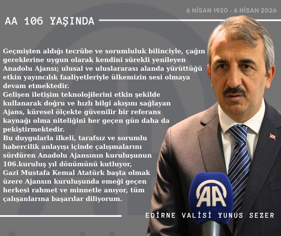 salihbaran40's tweet photo. #AnadoluAjansı106Yaşında https://t.co/9gzseFngpE