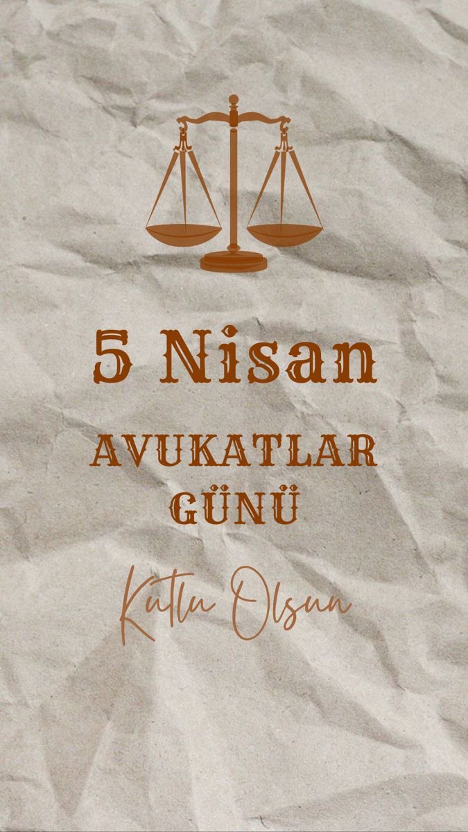 Adil ADALET fikrine inanan
inançlı avukat larımızın gününüzü kutlarım.<a href="/avidrissahin/">Av. İdris Şahin</a> <a href="/ATulaysinan/">Av. Tulaysinan</a> 
<a href="/avmuhammetcndan/">Av. Muhammet CANDAN</a> 
@ayku