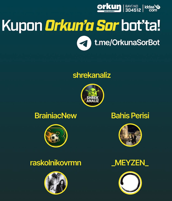 Orkun Şans Oyunları tweet media