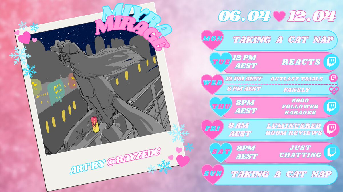 Miyra ❄️ Snow Leopard Vtuber ❄️ tweet media