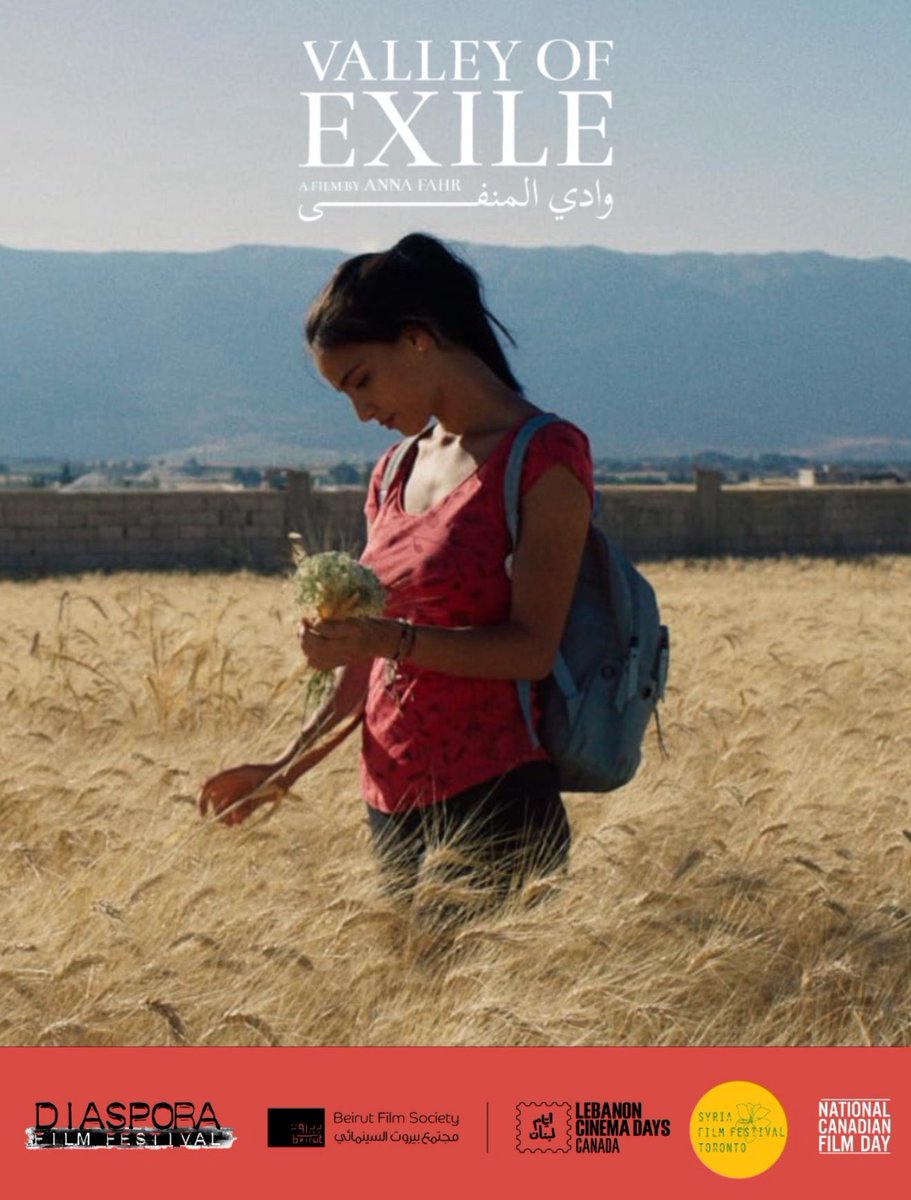 diasporafest's tweet photo. Valley of Exile 🎬
Post-screening 
Join our post-screening  Valley of Exile + Q&amp;A with @annafahr &amp; @habib_b on the creative process, production journey, and shaping stories across the diaspora.

With @BeirutFilmSoc , @LebanonCinema &amp; @syff 

📍 Carlton Cinema
🗓️ April 15 | 6:30pm https://t.co/2j06cM7huf