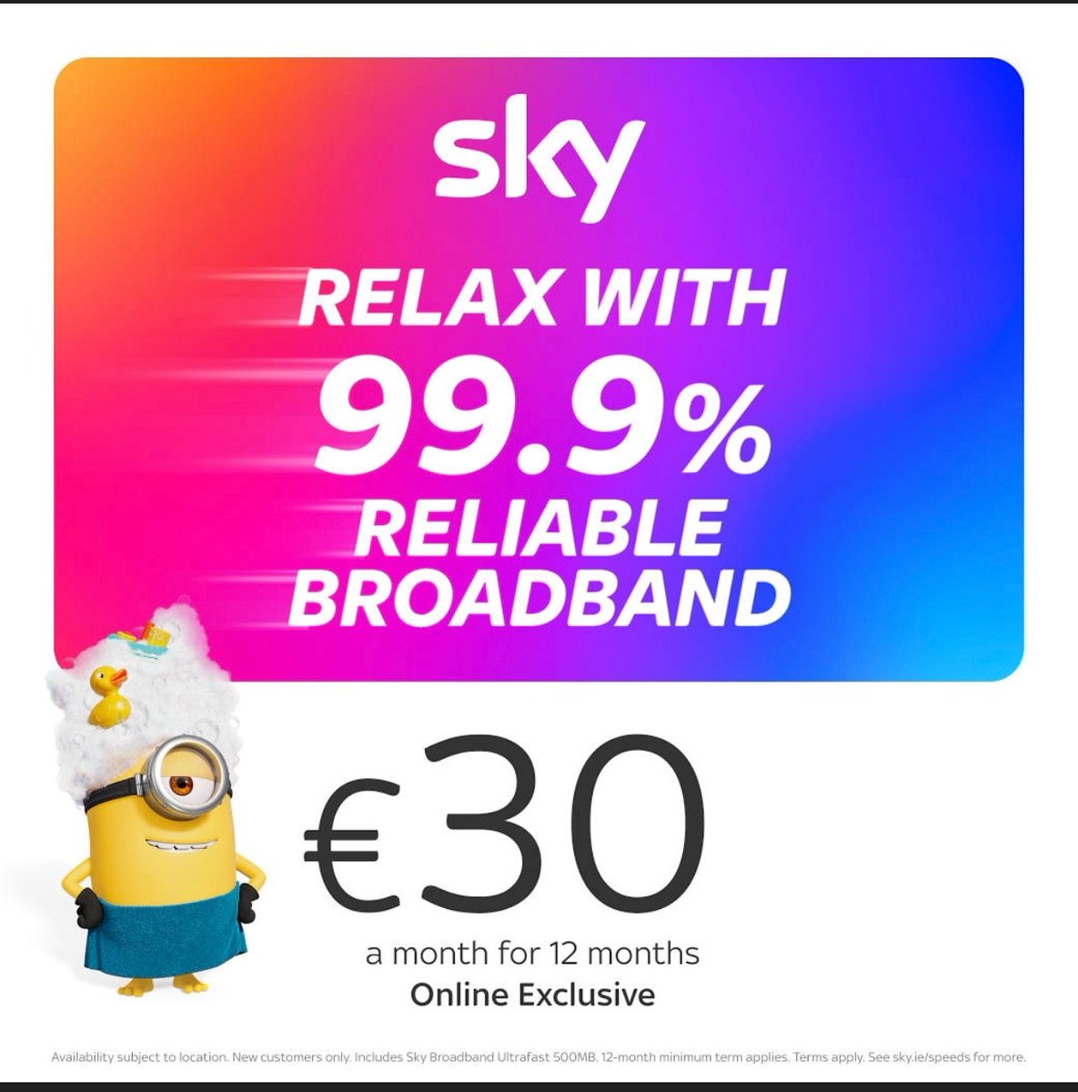 Pay us to be without the internet for 40 minutes every month. What a great deal.