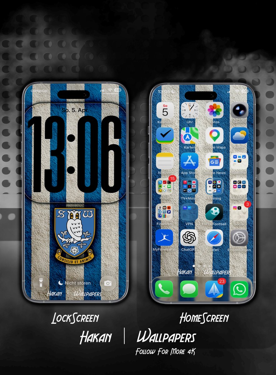 delidivaneFB's tweet image. #Sheffield fans… this one is for you 🔵

Your Screen deserves this #digitalartwork , 
A Hakan Original 💫 #Team #Wallpaper

#FootballWallpaper #Wallpaper4K #iOS26 #HomeScreen #digitalartwork #Soccer #SheffieldWednesday