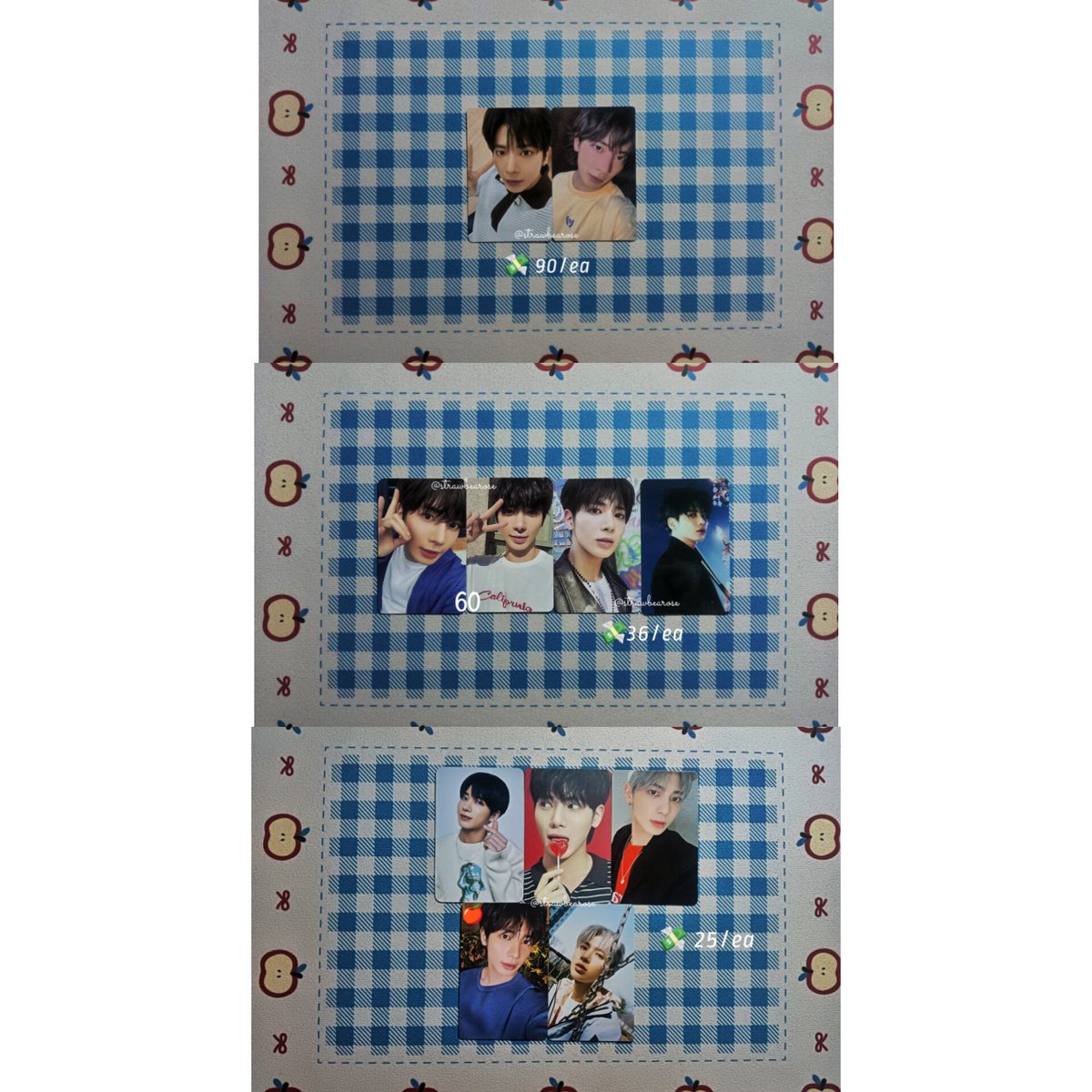 strawbearose's tweet photo. ── • ꒰ wts ꒱ ; want to sell 🛒🌸 ꒰ ♡ ꒱
  ⤷
      🍎 ⌇ ready ina
      📦 ⌇ include all
      🥑 ⌇ not for sensitif buyer .ᐟ
      📹 ⌇ vidcon? dm.ᐟ
      📚 ⌇ read tnc.ᐟ

 ♯ pc official soobin yeonjun beomgyu taehyun hueningkai txt tomorrow x together https://t.co/cmXT1G8eLP