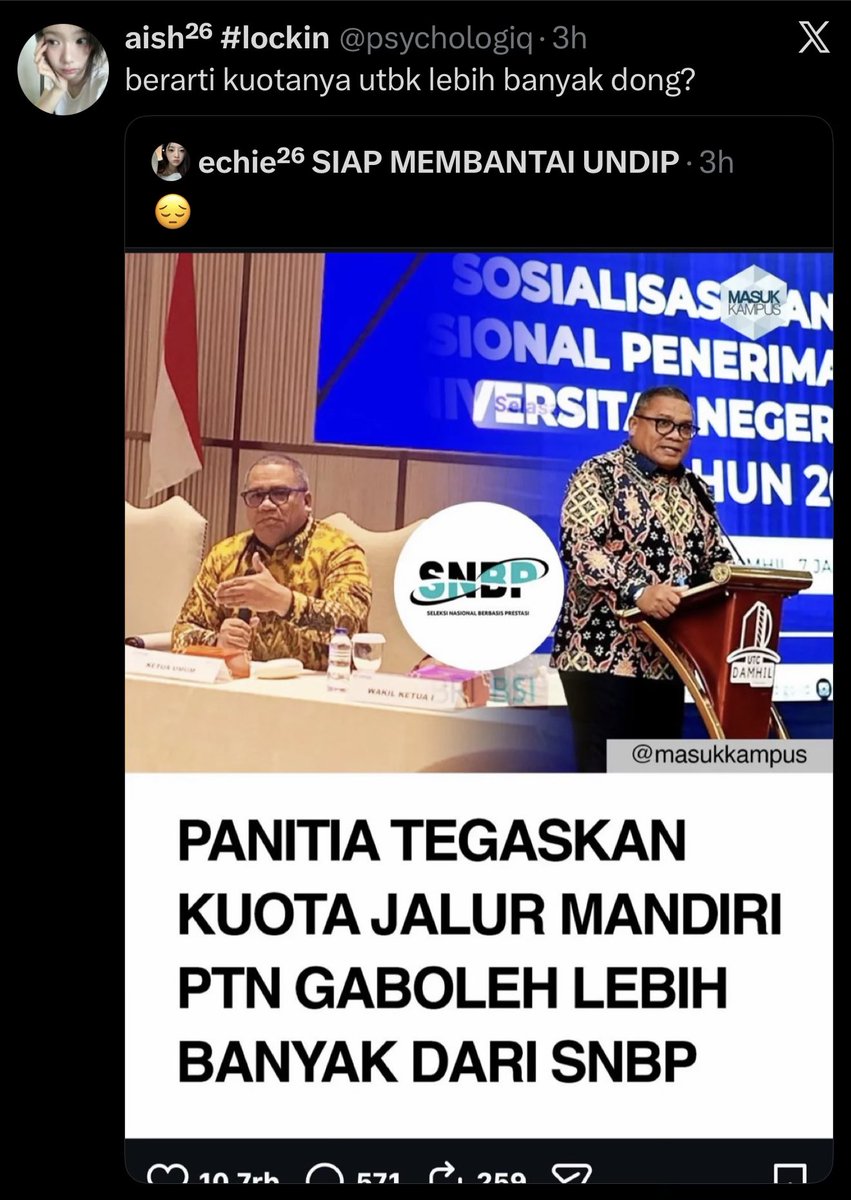 Jastip Bayar UTBK Cek Sorotan! tweet media