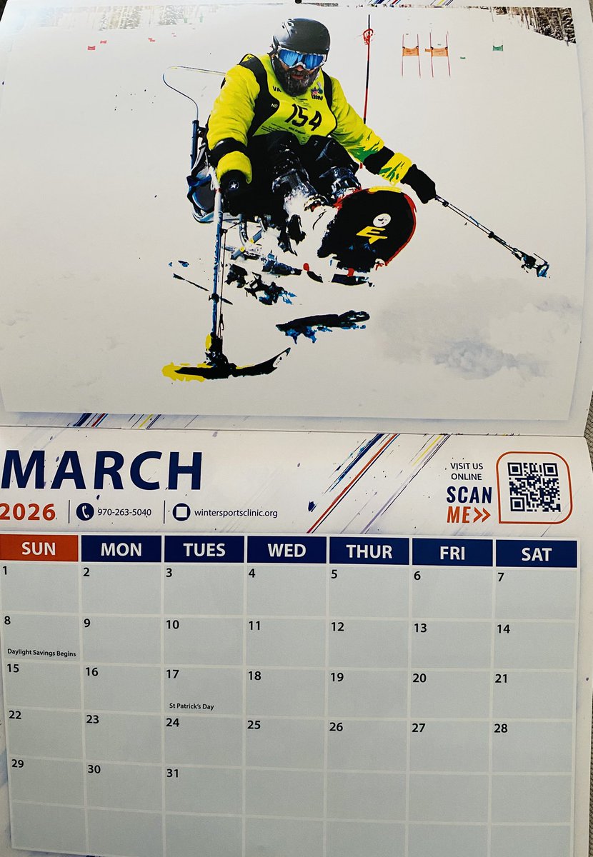 drewoutstanding's tweet image. I made it on the calendar this year!!!
Bee Outstanding 
🐝 🫡 
Disabled Veterans Winter Sports Clinic