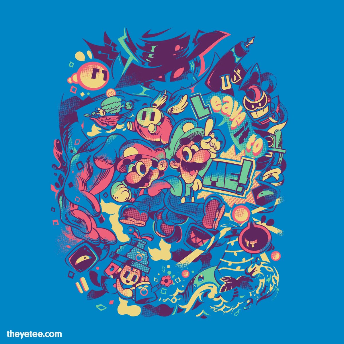 Wario64's tweet photo. Super Mario - Connection Brothers t-shirt (by Brian Shepard) is $20 at The Yetee (today only) https://t.co/oQPAuuLkiO #ad https://t.co/1sEEEOjIEu