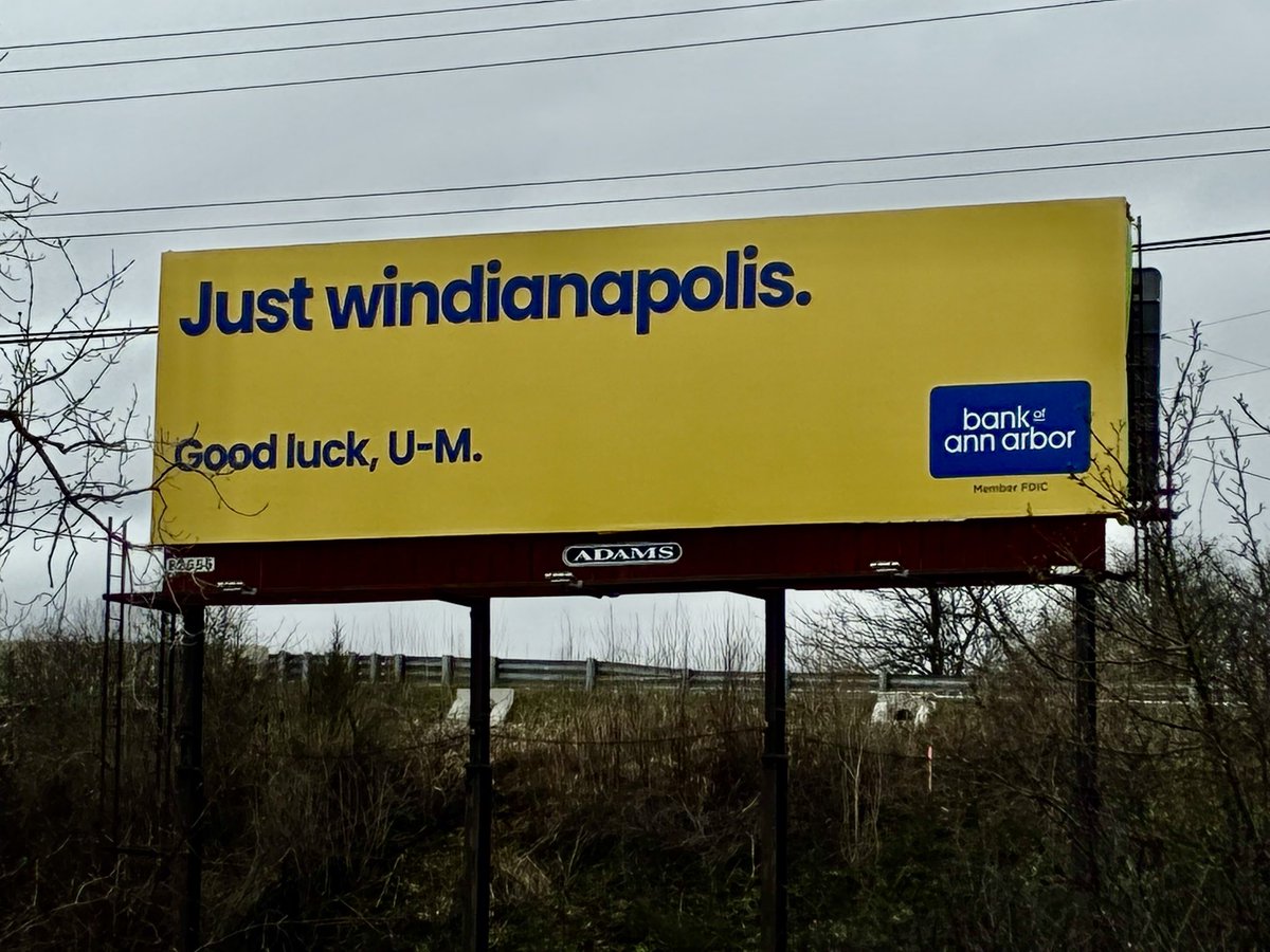 bankofannarbor's tweet photo. Go Blue!!! 💙💛💙💛
#NCAAFinalFour https://t.co/tEu4Gs5AWT