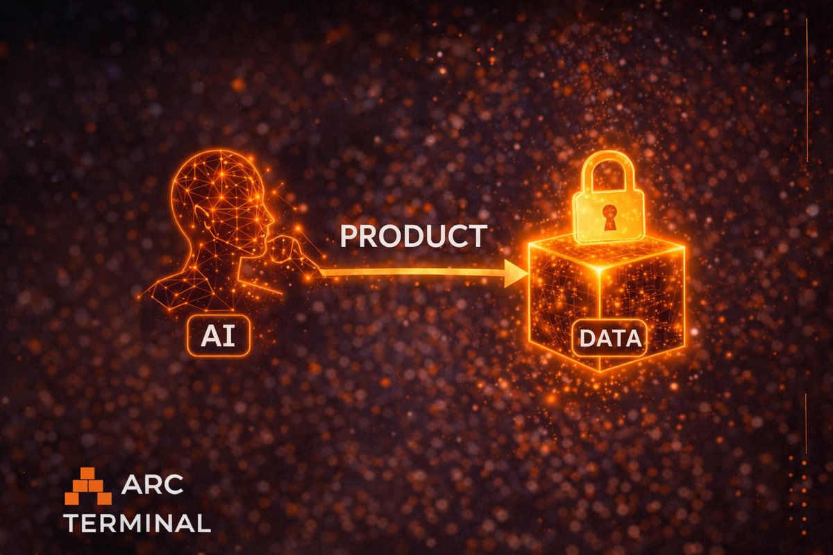 Most people think AI is the product.

@ArcTerminal is proving something different 
AI is the interface, but data ownership is the real product.

Shift the focus, and everything changes.