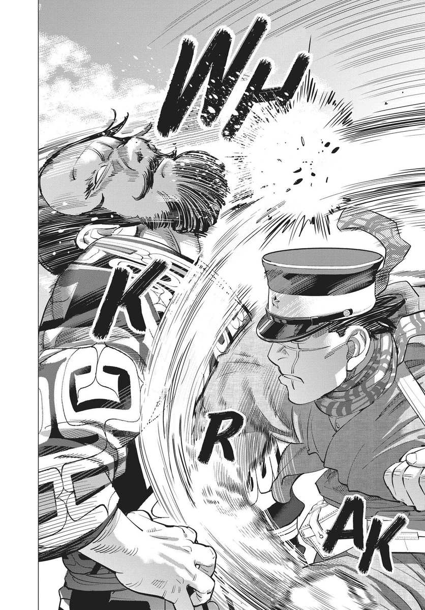 Phileezppe's tweet image. Vraiment beau les paysages dans Golden Kamuy.
Sinon je crois qu'on a un nouveau concurrent pour le perso le plus barré du manga: Shiton Anehata le zoophile, qui veut même le faire avec un ours mdr