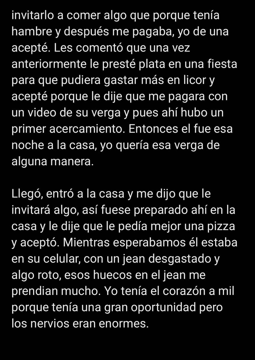 Relatosxxxver's tweet photo. El chico sin experiencia 🫣🔥 1/3

Que onda cachondillos! Para que se hagan su jaladita mañanera les compartimos este relato que nos manda @mahio_007 🔥

#relatogay #Morbo #gay #gaycolombia https://t.co/FfXzdhkWxd