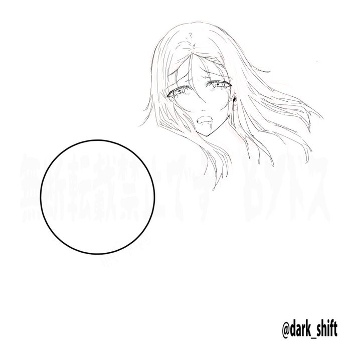 いかがすれば・・顔だけ方向性決まって体がない 