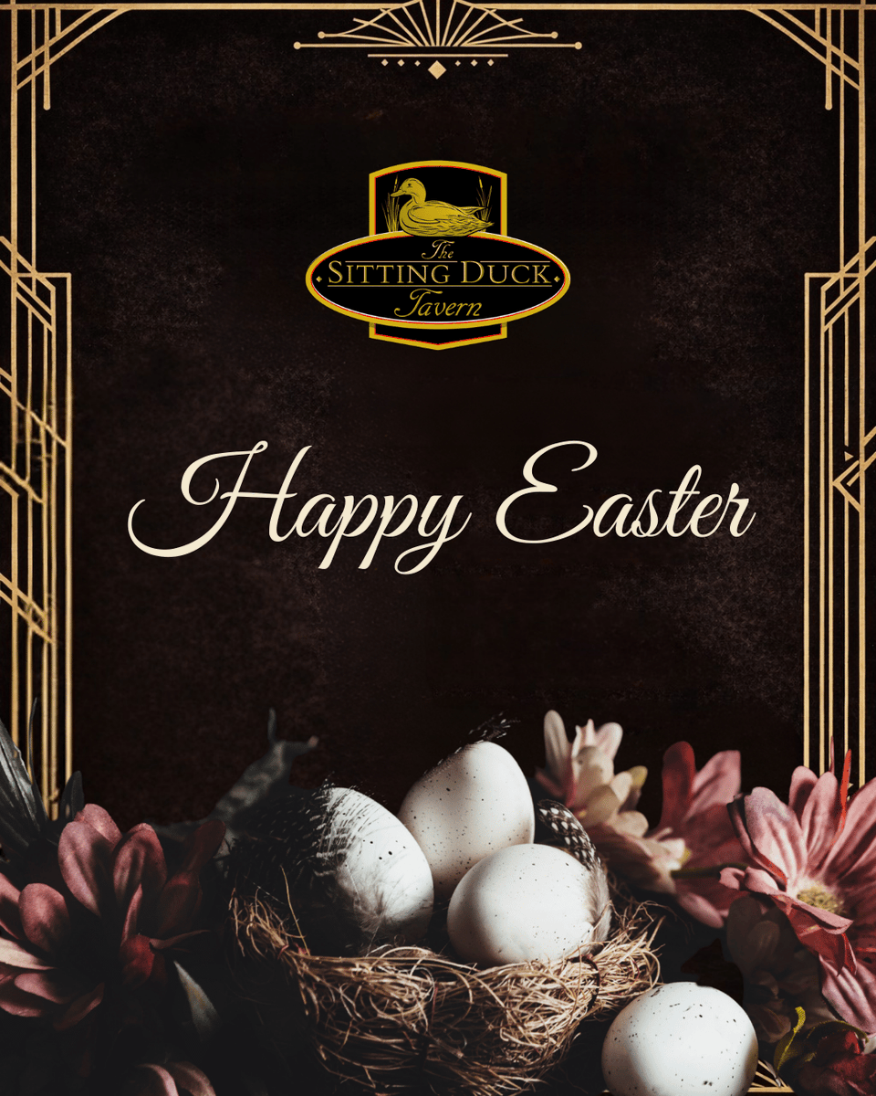 Wishing our incredible community a Happy Easter! May your day be as warm and joyful as a meal with good company. 

Visit our website: sittingducktavern.com

#SittingDuckTavern #CommunityFirst #LocalEats #OxfordCT #StratfordCT #TrumbullCT