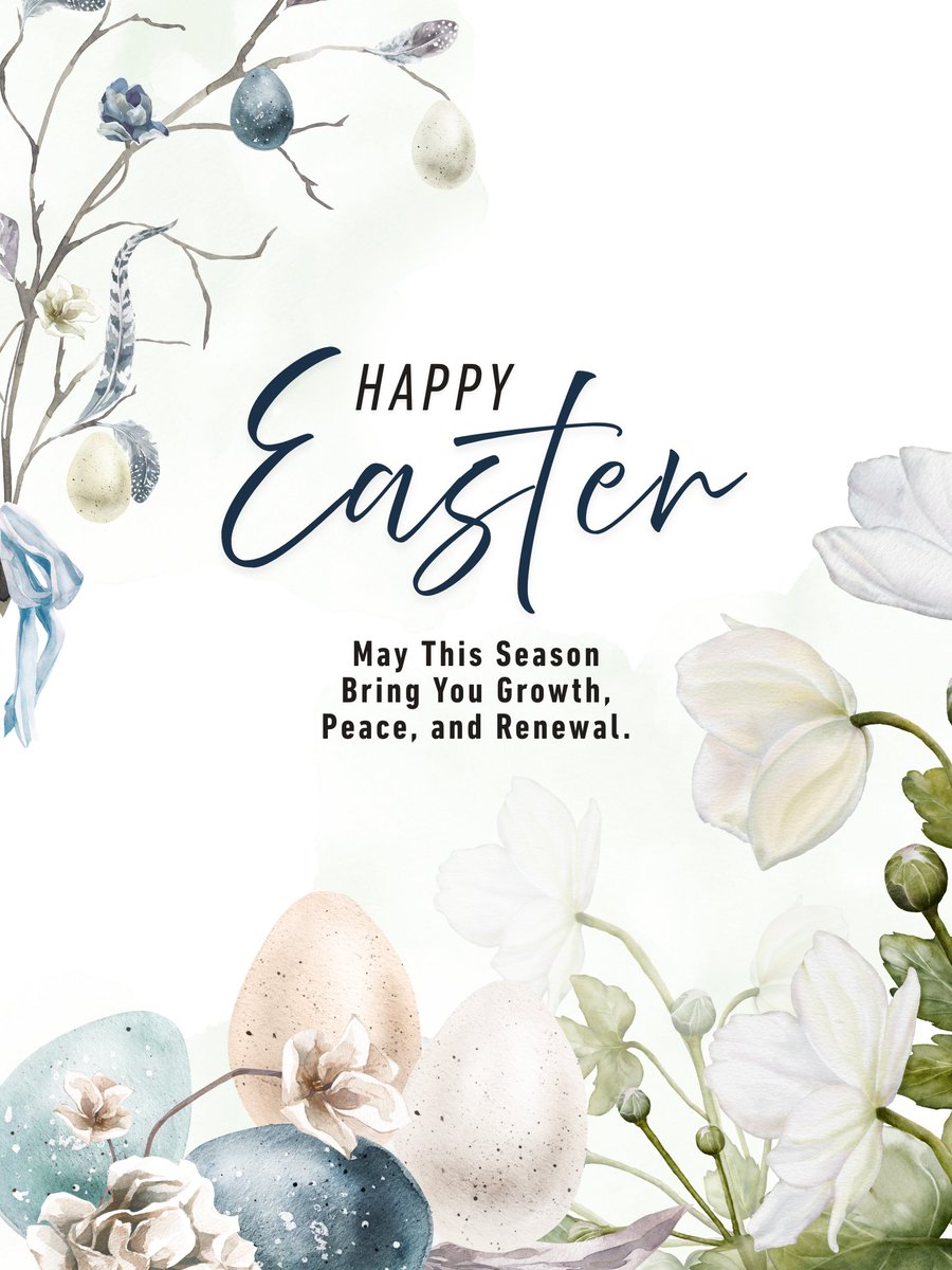May this Easter season bring a renewed sense of purpose and prosperity to your home and business!

Wishing you a peaceful Easter and a vibrant start to the spring season! 

#Easter2026 #CorporateGreetings #RenewalAndGrowth #CompanyCulture