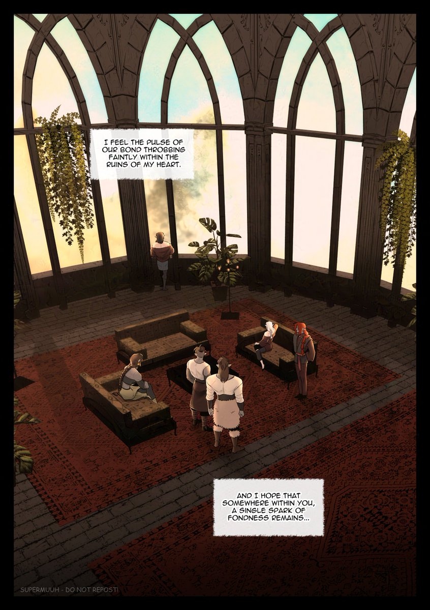 Muuh_Kuuh's tweet photo. #RuinsOfTheVoid
Chap02  
Pages 29-30-31-32

And that's the end of Chap.2!
 I'm incredibly grateful to all who reads &amp; enjoys my comic so far! I love you! 

Also! Wish me luck, because I will try to print it as a physical copy &amp; offer it at Dokomi '26 
Hope to see you there! https://t.co/n4qojksetn