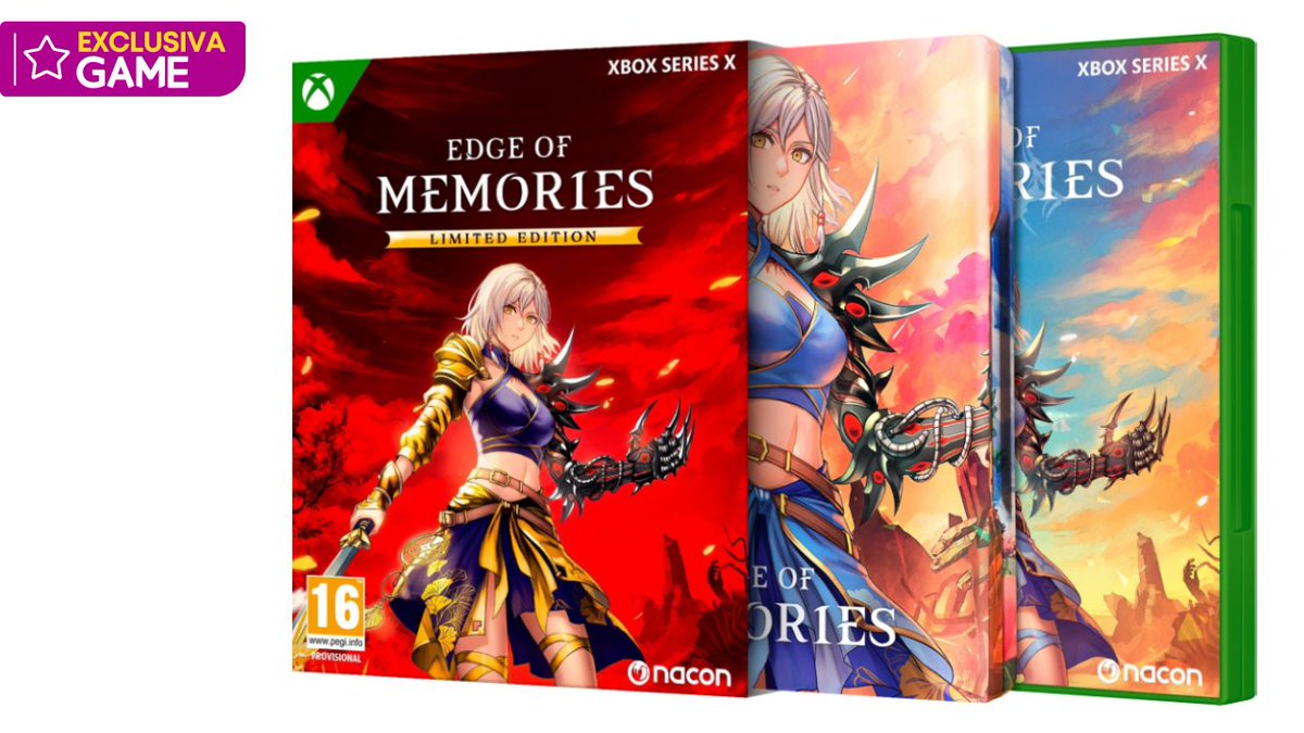 VideojuegosGAME's tweet image. 😍 Ojito con esta COLLECTOR'S EDITION exclusiva GAME de #EdgeOfMemories, ¡reserva ya la tuya para #XboxSeries o #PS5 y que no se te escape! 😍

Incluye:

✨ Juego.
✨ Caja metálica.
✨  DLC con trajes, libro de arte y BSO (digital).

game.es/buscar/edge%20…