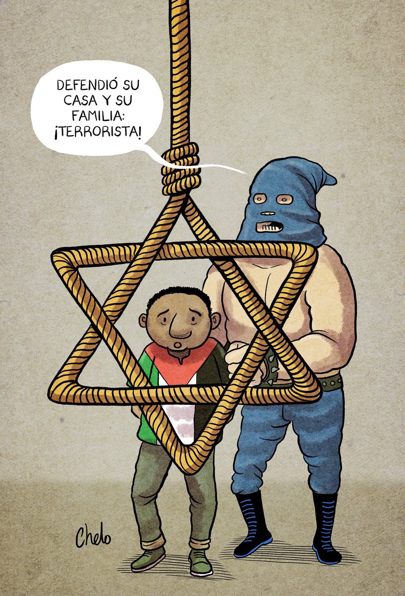 De acuerdo a la Ley de pena de muerte para “terroristas” que recientemente aprobó el parlamento israelí, que aplica solo para #Palestinians; hay 12 mil #Palestinians detenidos a los que posiblemente les será aplicada la pena de muerte, de los cuales 4 mil son niños
#FREEPALESTİNE