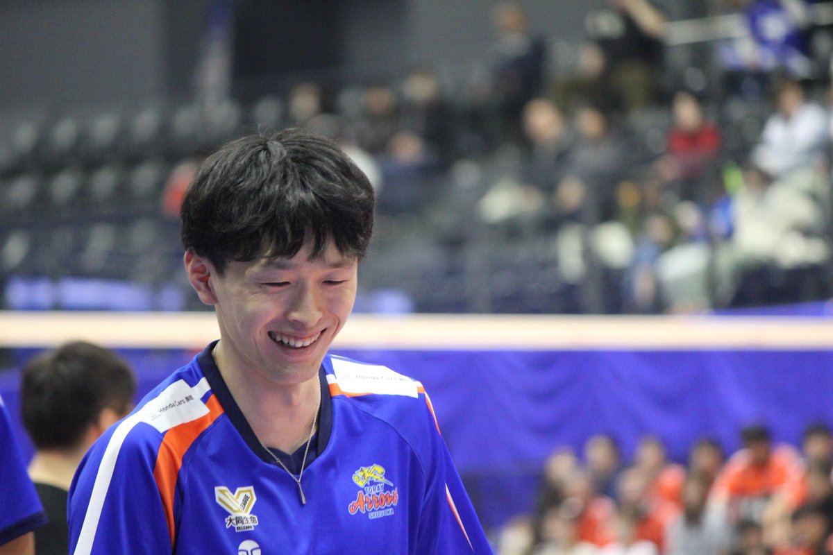 arrows__20's tweet photo. 2026.04.05  🆚VC長野トライデンツ
香陵アリーナ

ユニ着てる姿、コートの中で活躍する姿見れたことが全部全部嬉しかったこの2日間🥲✨

#東レアローズ静岡
#小野寺瑛輝 選手 https://t.co/UykLgw4Rrh