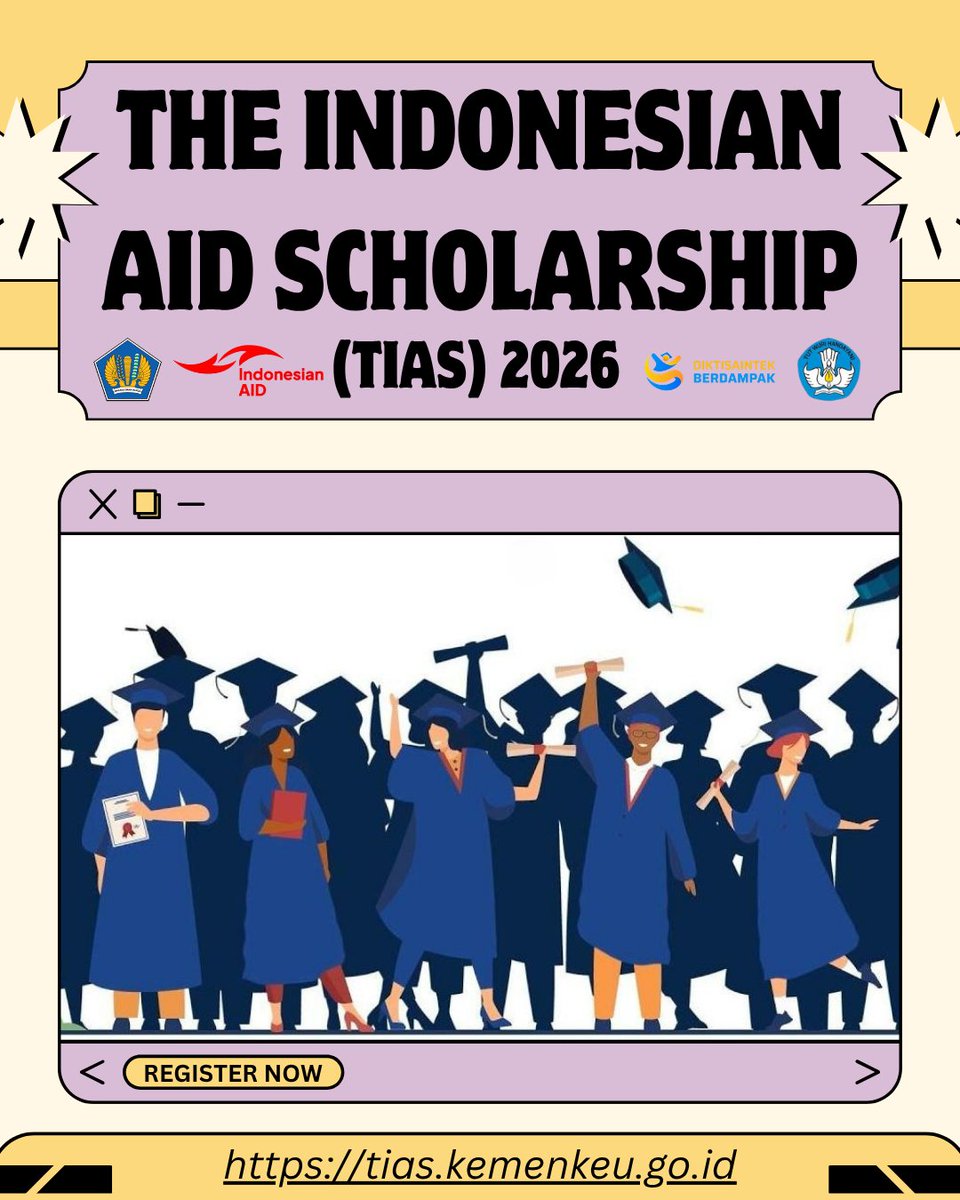 INAinAmman's tweet photo. Indonesia offers a Level 4 Diploma scholarship in applied nursing (clinical, community, emergency, management) for students from 56 priority countries, including Palestine.
Apply before April 17, 2026 👉 https://t.co/XyI6IwwWmn https://t.co/3RiJ5G8q1P