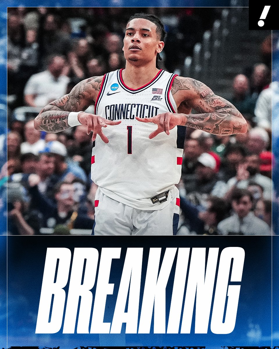 YahooSports's tweet image. UConn guard Solo Ball is in a boot with “some type of a foot sprain," according to Huskies HC Dan Hurley.

Ball won’t participate in practice today and they’ll see how he’s feeling for tomorrow's national championship game against Michigan.
