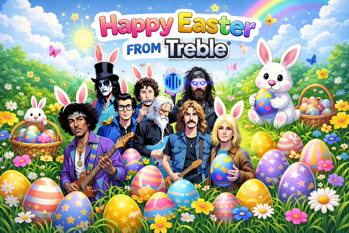 TrebleSwap's tweet photo. Happy Easter from Treble! 🐣🎶
We don’t do quiet holidays.
Only energy. Only sound. Only Treble!!🔥 https://t.co/23veWAnlxM